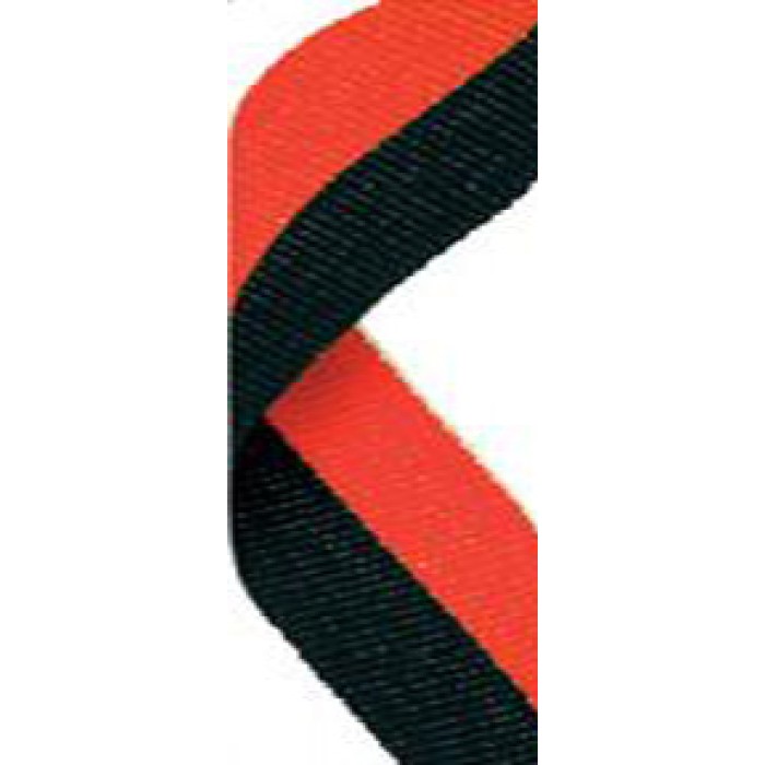 38MM RED & BLACK RIBBON